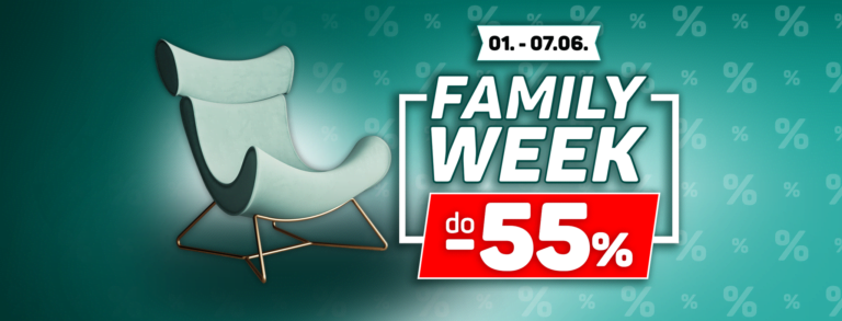 Family week online kuponi s popustima do -55% na namještaj i opremu za dom!