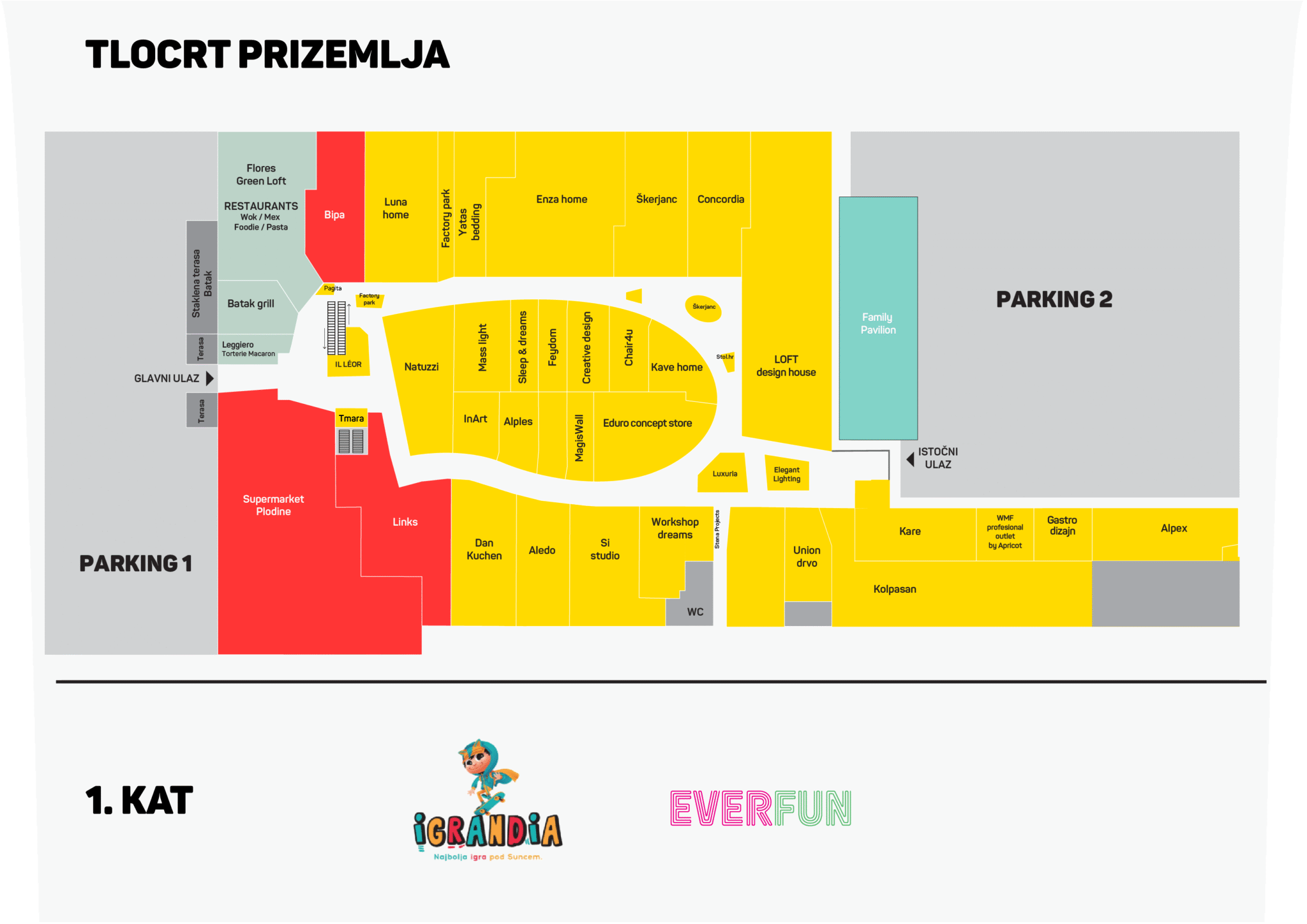 Tlocrt family mall 2048x1448 10mj - Mapa centra