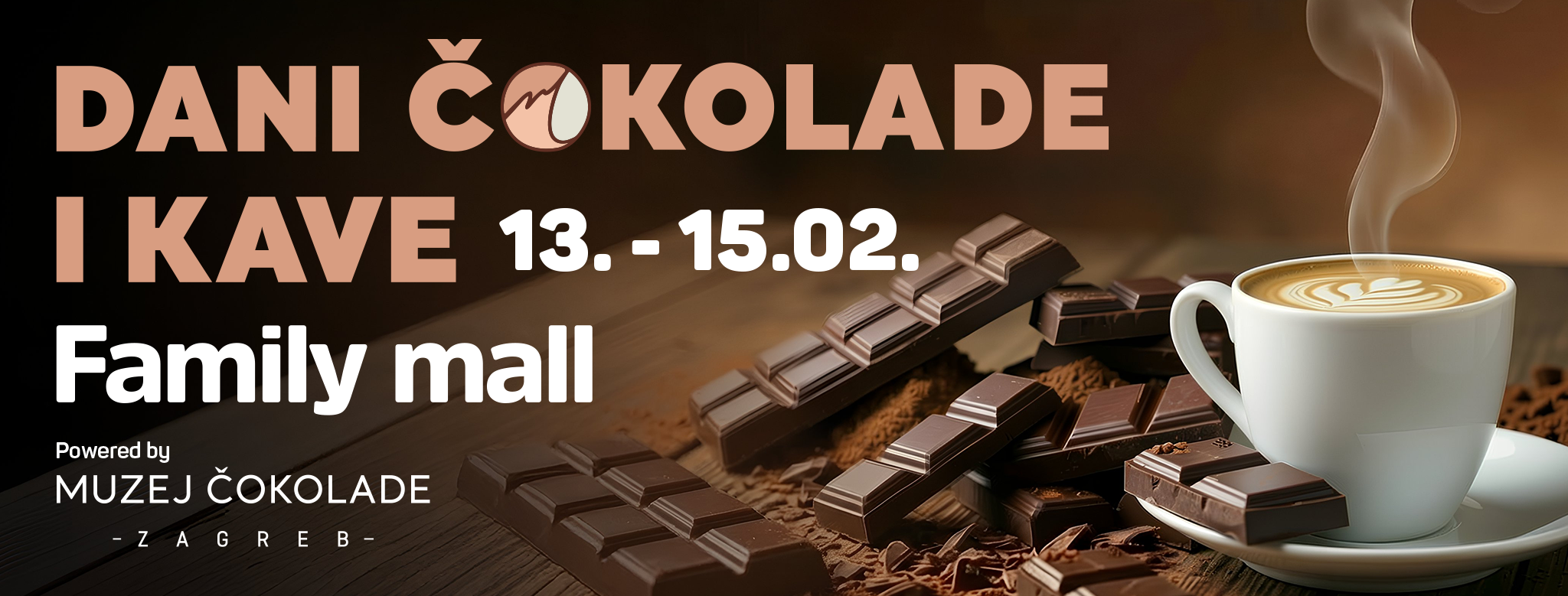 cover cokolada 2026 1 - Dani čokolade i kave 13. - 15.02.2026. u Family mallu