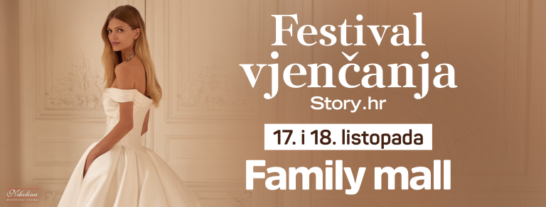Festival vjenčanja ”Reci DA” 17. i 18. listopada 2026. u Family mallu